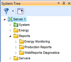Reports folder and subfolders in WorkStation

