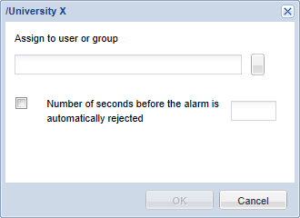 Assign to user or group dialog box
