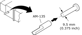 AM-135 damper shaft adapter

