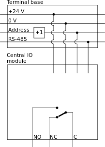 Form C digital output internal configuration

