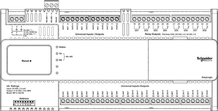 Screw terminals and other connectors, MP-C-36A-M
